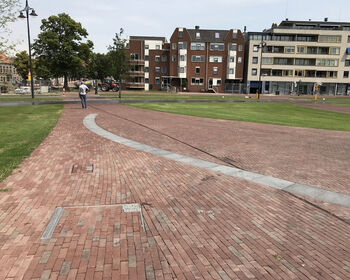 Lammermarkt verandert van parkeerplein in groene ruimte