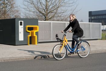 Bikedispenser station Enschede Drienerlo